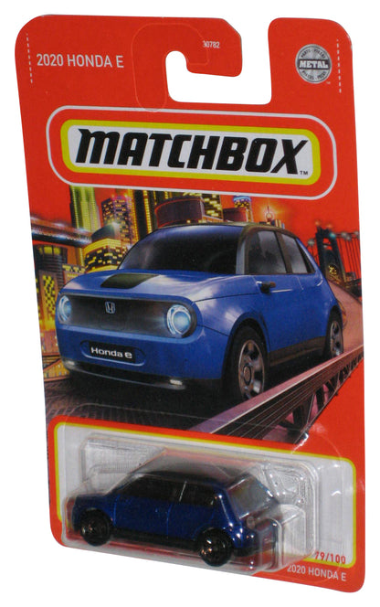 Matchbox Blue 2020 Honda E (2022) Mattel Die-Cast Toy Car 79/100