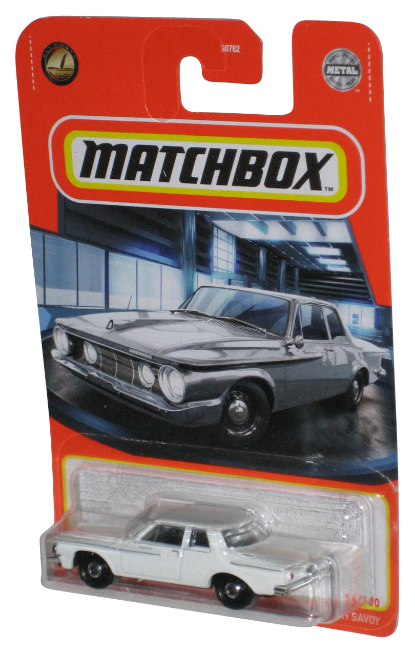 Matchbox White 1962 Plymouth Savoy Die-Cast (2021) Metal Toy Car 54/100