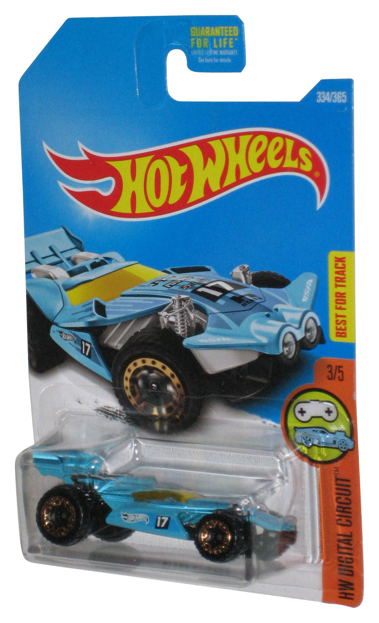 Hot Wheels HW Digital Circuit 3/5 (2015) Blue Blade Raider Car 334/365