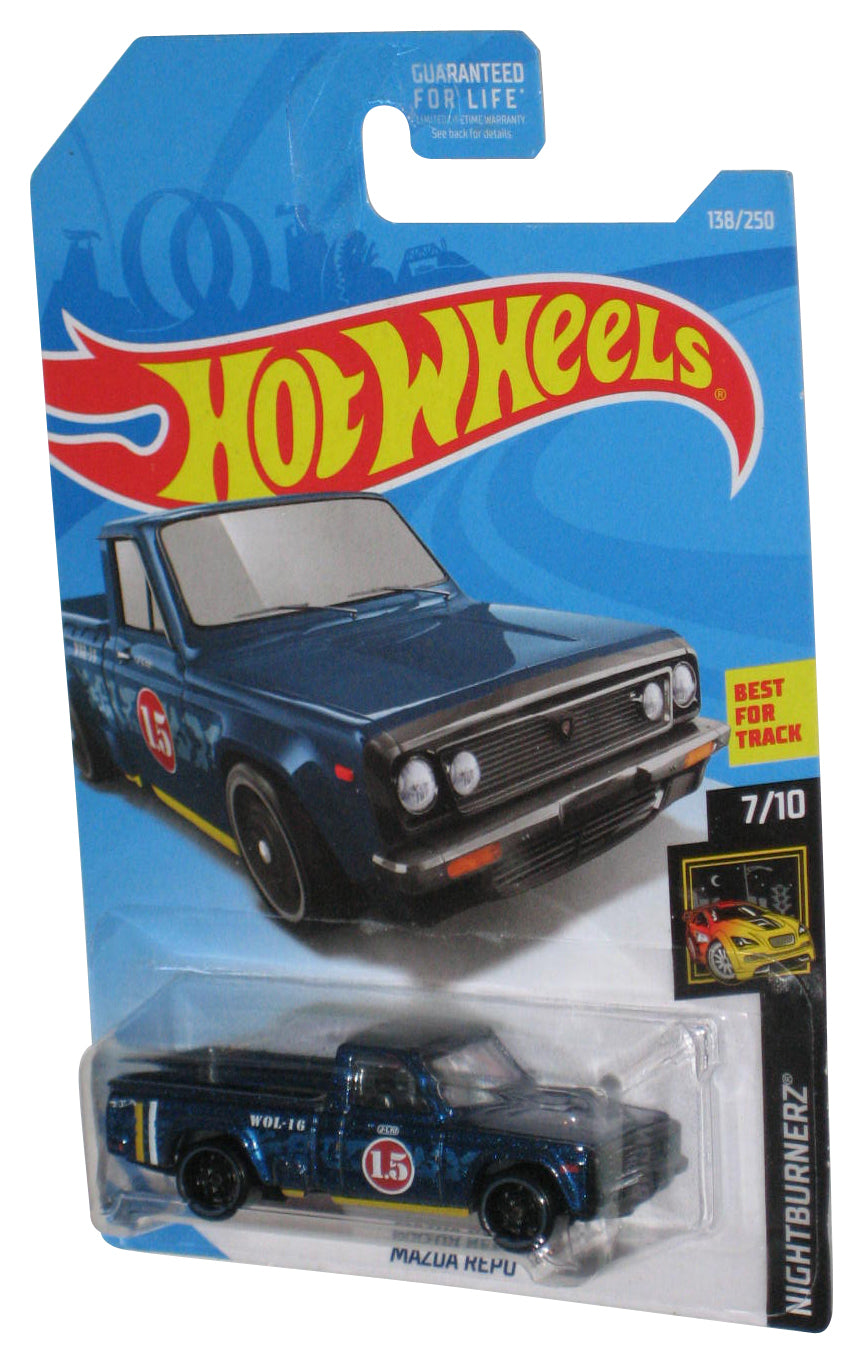 Hot Wheels Nightburnerz 7/10 (2017) Blue Mazda Repu Toy Truck 138/250