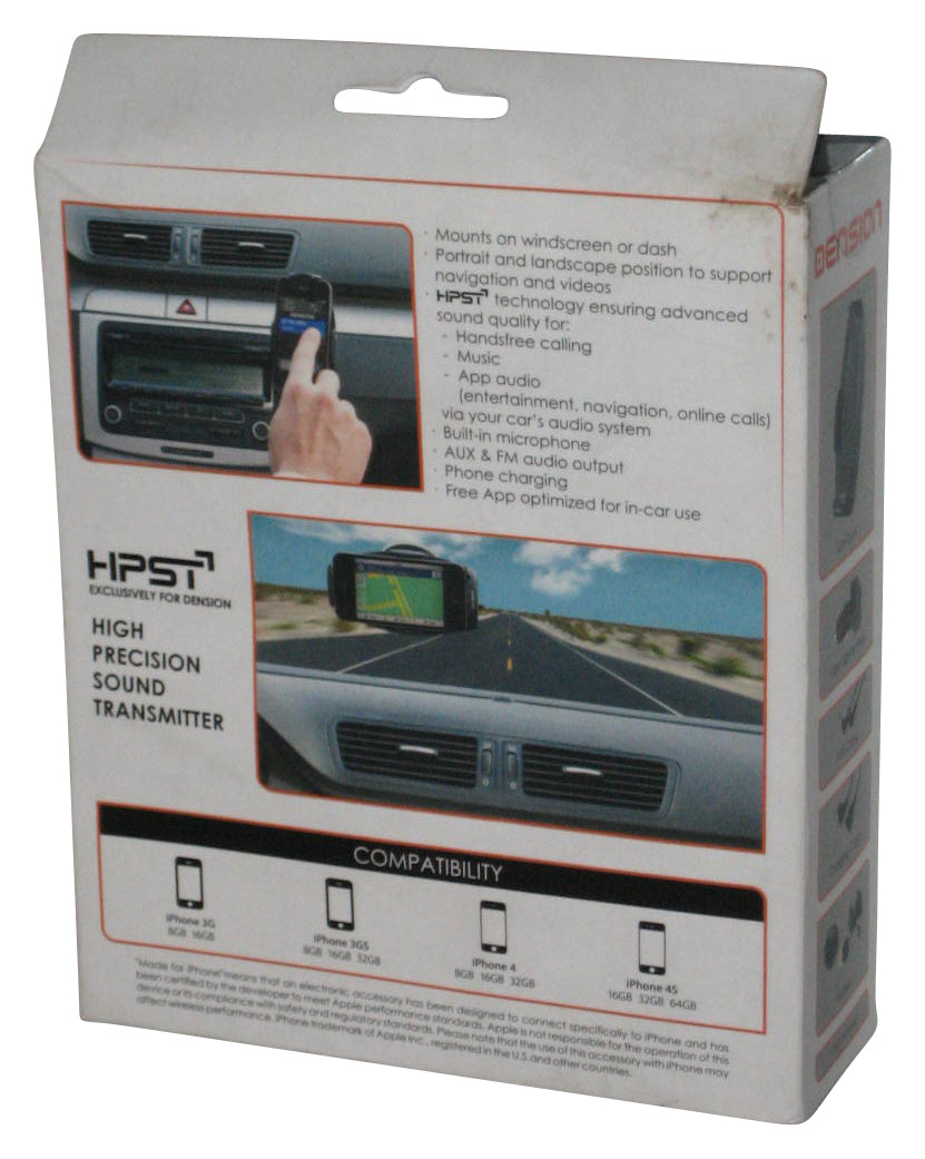 Dension Car Dock for iPhone Multipurpose Sound Transmitter - (4 / 4s / 3GS / 3G / 30-Pin Connector)