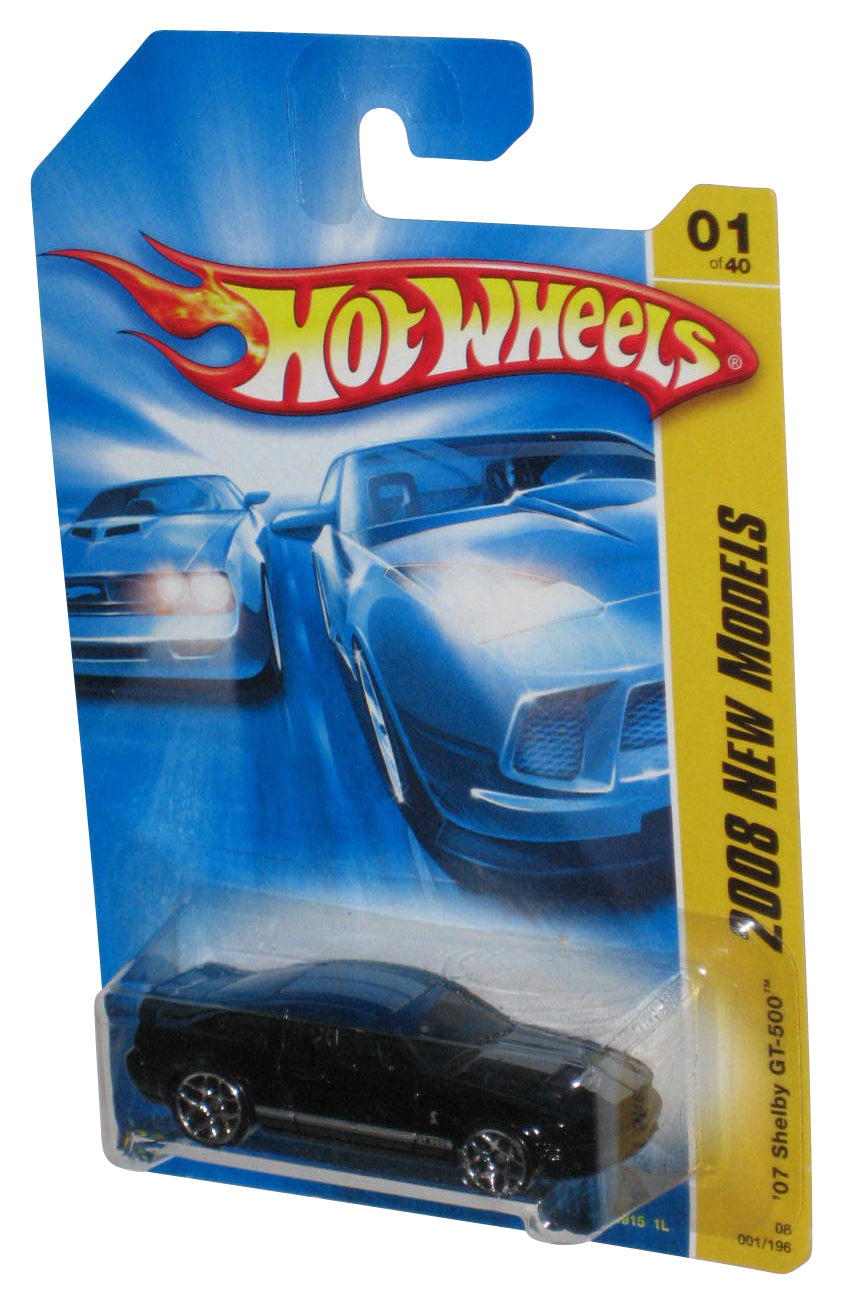 Hot Wheels 2008 New Models 1/40 Black '07 Shelby GT-500 Toy Car 001/196