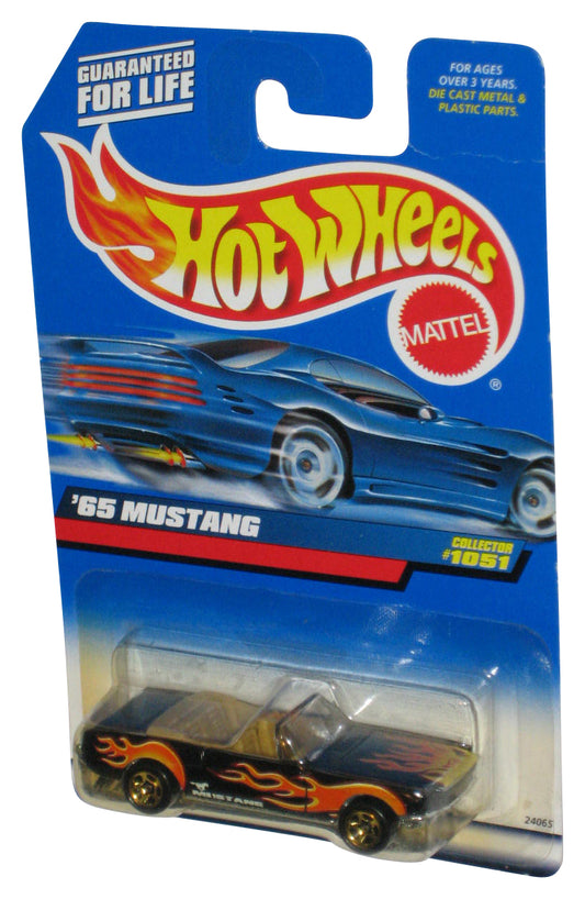 Hot Wheels Black '65 Mustang (1998) Mattel Die-Cast Toy Car #1051