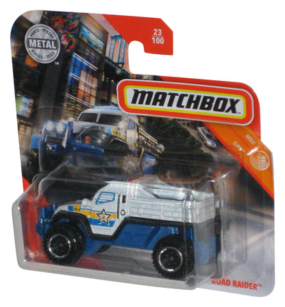Matchbox MBX City Road Raider (2019) Blue & White Toy Truck 23/100 - (Short Card)
