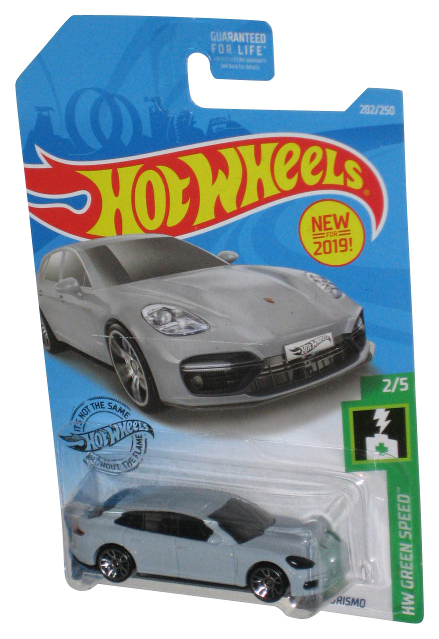 Hot Wheels HW Green Speed 2/5 (2019) Gray Porsche Panamera Turbo S E-Hybrid Sport Turismo Car 202/250