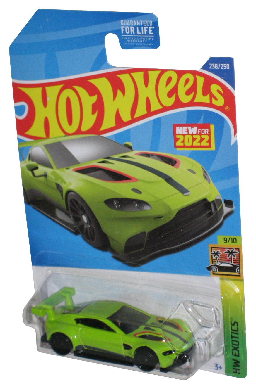 Hot Wheels HW Exotics 9/10 (2022) Green Aston Martin Vantage GTE Car 238/250