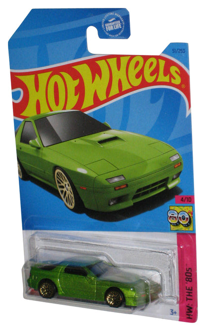 Hot Wheels HW The 80's 4/10 (2021) Green '89 Mazda Savanna RX-7 FC35 Car 51/250