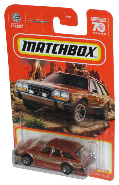 Matchbox Brown Wood Panel (2022) 1980 AMC Eagle Toy Car 11/100