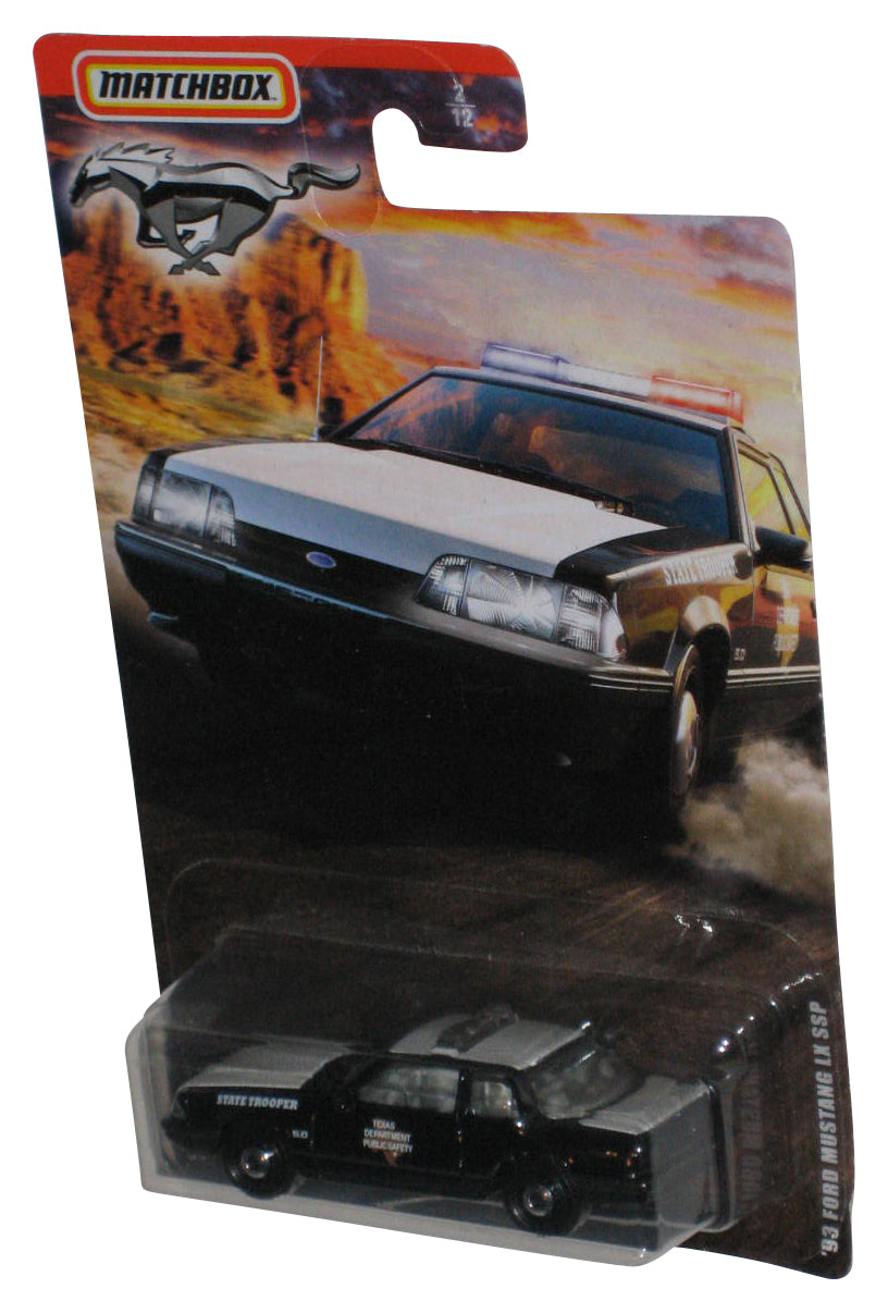 Matchbox Black '93 Ford Mustang LX SSP (2019) Mattel Toy Car 2/12
