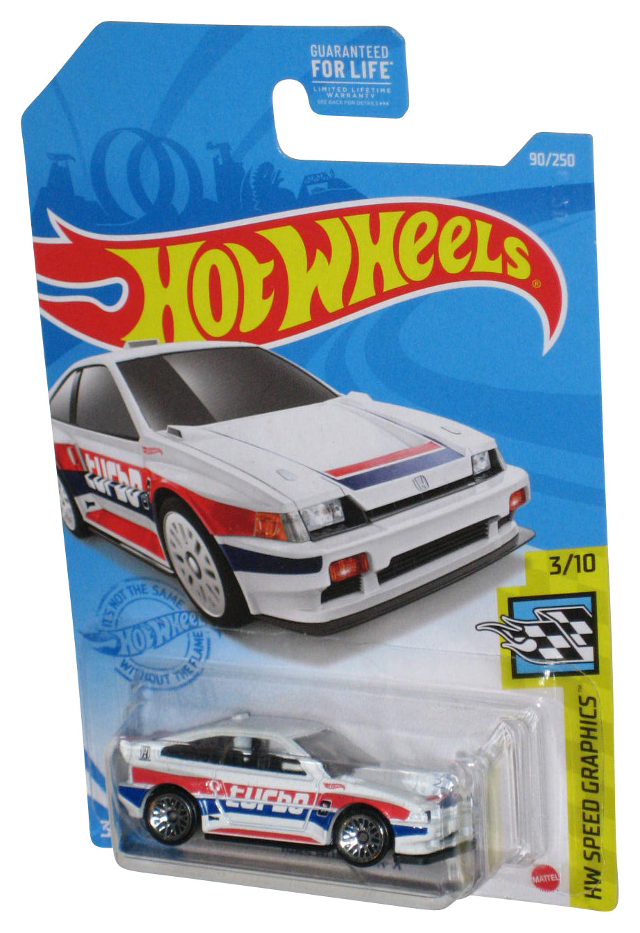 Hot Wheels 1985 Honda CR-X (2020) HW Speed Graphics 3/10 White Toy Car 90/250