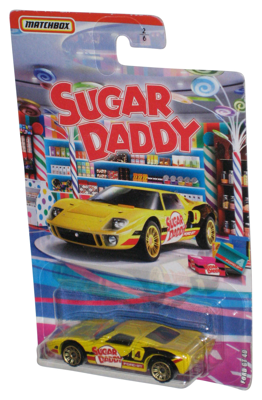 Matchbox Ford GT 40 (2019) Yellow Sugar Daddy Die-Cast Metal Toy Car 2/6
