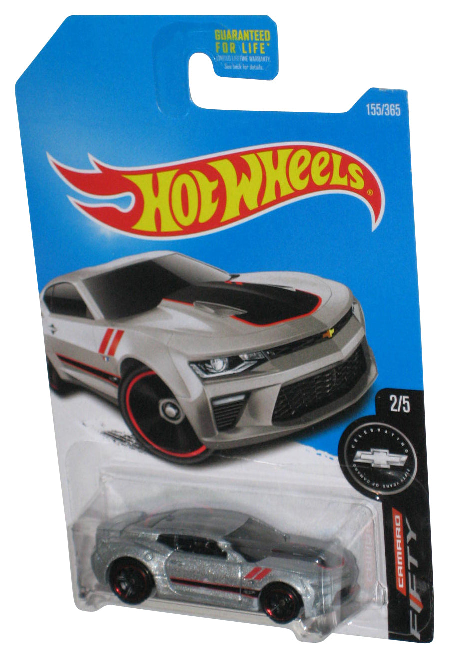Hot Wheels Camaro Fifty 2/5 (2015) Silver '16 Camaro SS Car 155/365