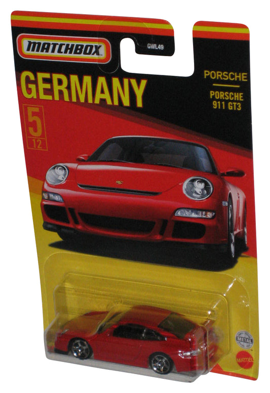 Matchbox Germany Collection (2021) Red Porsche 911 GT3 Car 5/12
