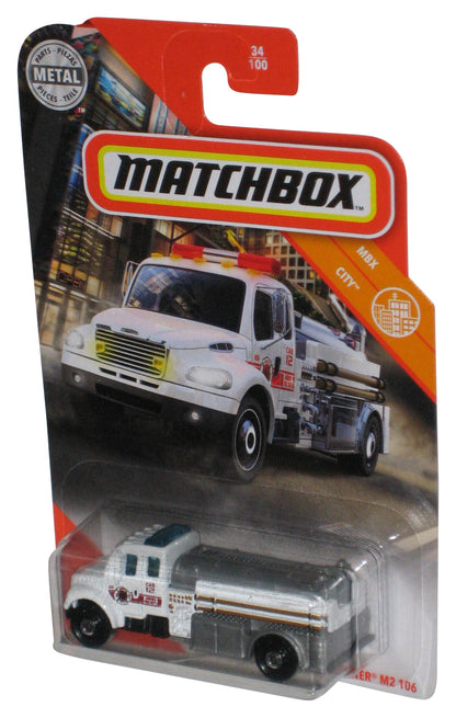 Matchbox MBX City (2019) White Freightliner M2 106 Toy Truck 34/100