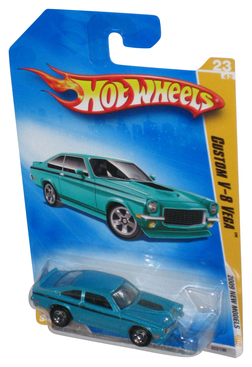 Hot Wheels 2009 New Models 23/42 Teal Custom V-8 Vega Car 023/190