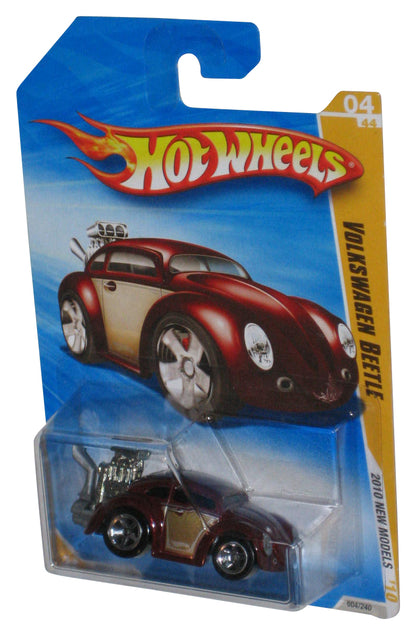 Hot Wheels 2010 New Models 4/44 Red Volkswagen Beetle Car 004/240