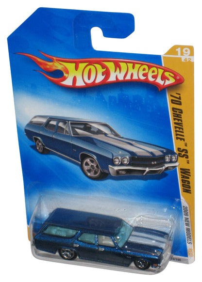 Hot Wheels 2009 New Models Blue '70 Chevelle SS Wagon Toy Car 019/190