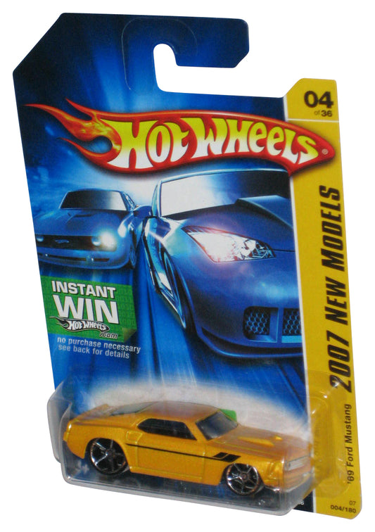 Hot Wheels 2007 New Models 04/36 Yellow '69 Ford Mustang Car 004/180