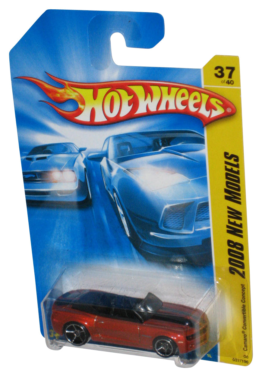 Hot Wheels 2008 New Models 37/40 Metallic Orange Camaro Convertible Concept Car 037/196