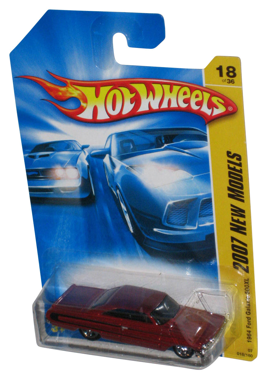 Hot Wheels 2007 New Models 18/36 Red 1964 Ford Galaxie 500XL Car 018/180