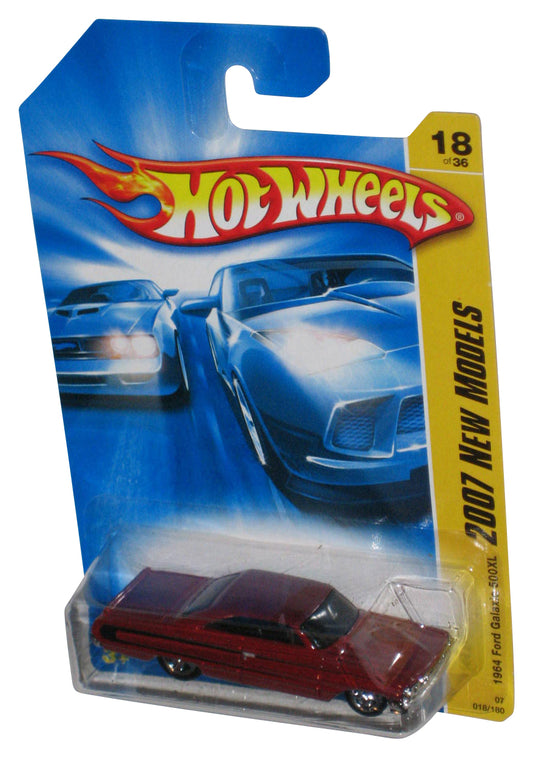 Hot Wheels 2007 New Models 18/36 Red 1964 Ford Galaxie 500XL Car 018/180