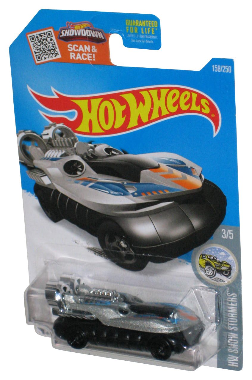 Hot Wheels HW Snow Stormers 3/5 (2016) Silver Hover Storm Toy Car 158/250