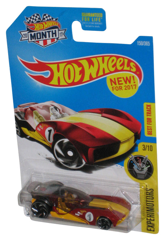 Hot Wheels Experimotors 3/10 (2017) Red Sky Dome Toy Car 150/365