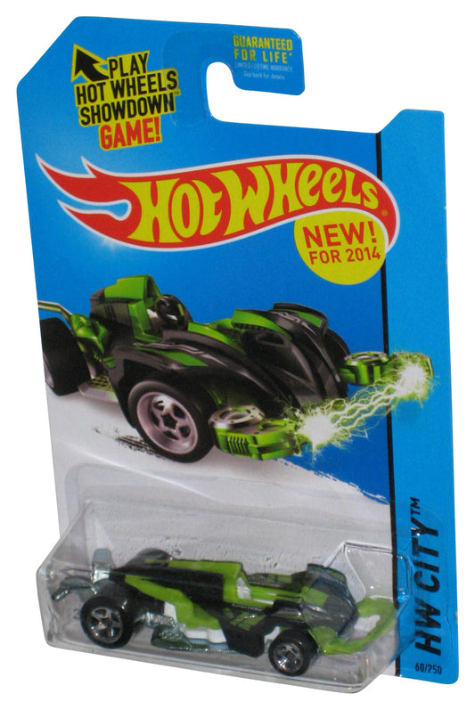 Hot Wheels HW City (2014) Green Wattzup Toy Car 60/250