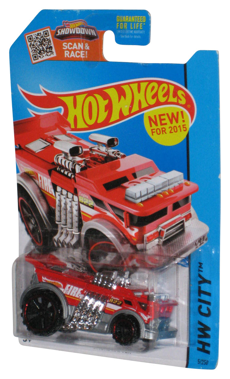 Hot Wheels HW City (2015) Red Backdrafter Toy Truck 5/250