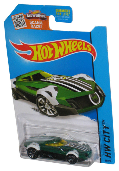 Hot Wheels HW City (2013) Green MR11 Die-Cast Toy Car 66/250
