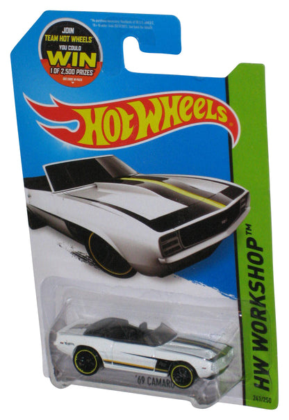 Hot Wheels HW Workshop (2013) White '69 Camaro Toy Car 241/250