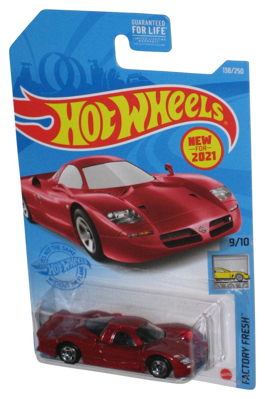 Hot Wheels Factory Fresh 9/10 (2021) Red Nissan R390 GTI Car 138/250