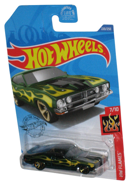 Hot Wheels HW Flames 7/10 (2017) Green '73 Ford Falcon XB Car 220/250