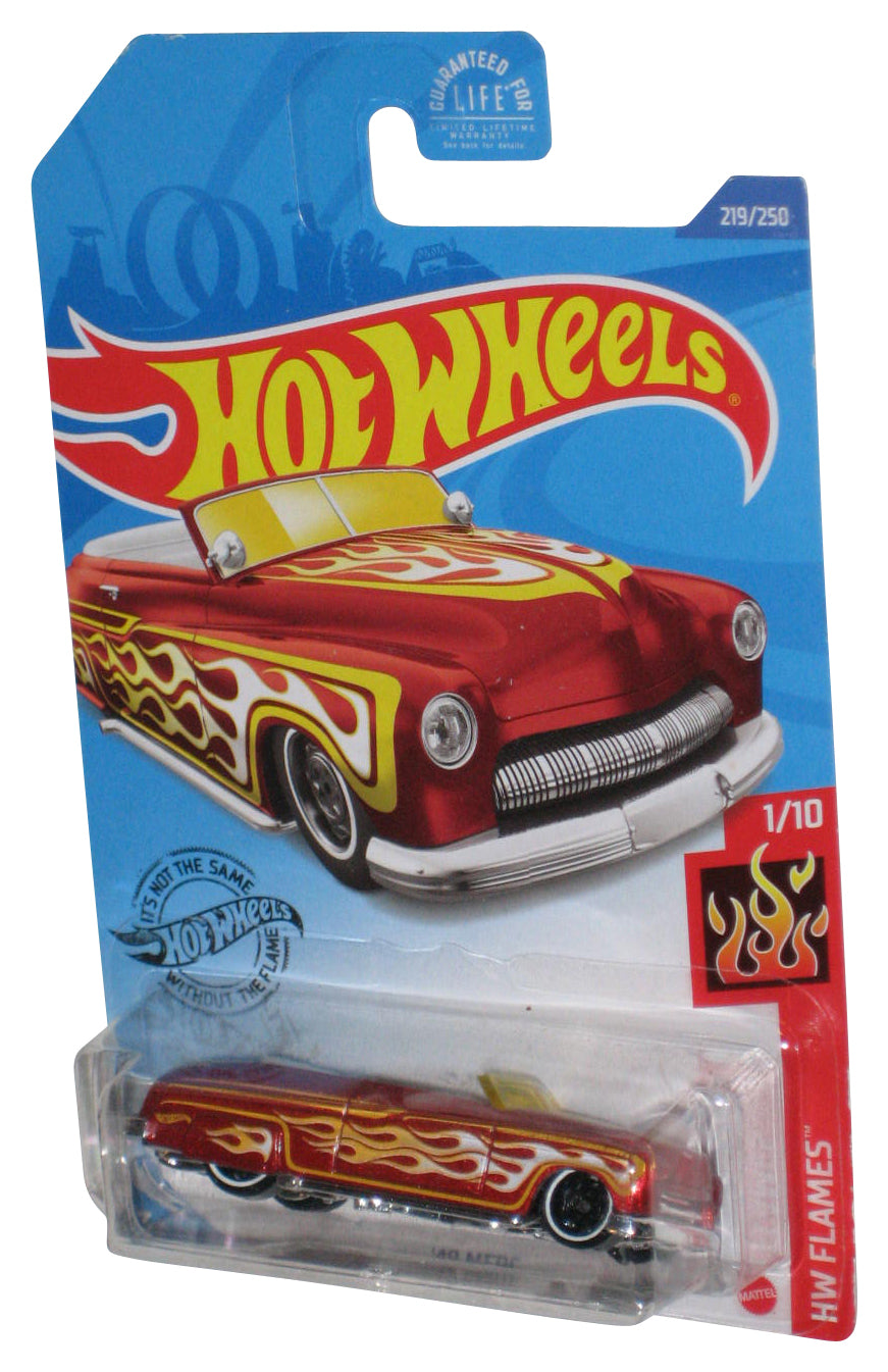 Hot Wheels HW Flames 1/10 (2017) Red '49 Merc Toy Car 219/250