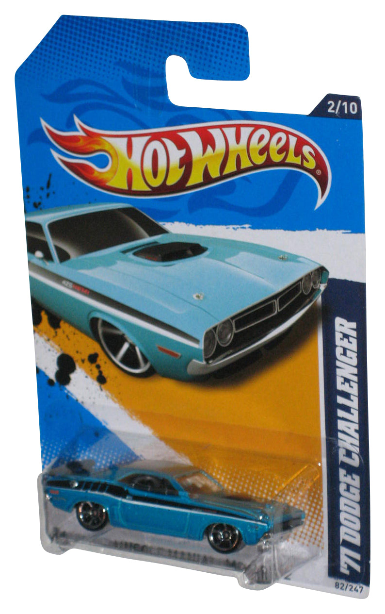 Hot Wheels Muscle Mania Mopar '12 Blue '71 Dodge Challenger Toy Car 82/247