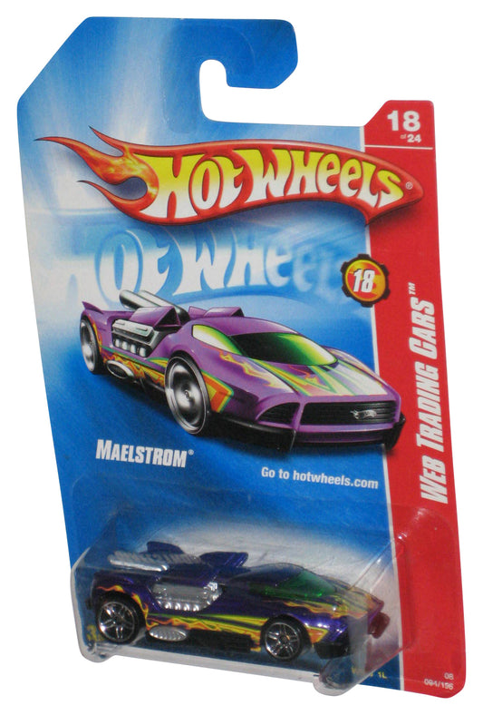Hot Wheels Web Trading Cars 18/24 Purple Maelstrom Car 094/196