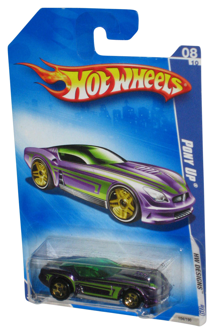 Hot Wheels HW Designs '09 08/10 Purple Pony Up Toy Car 104/190