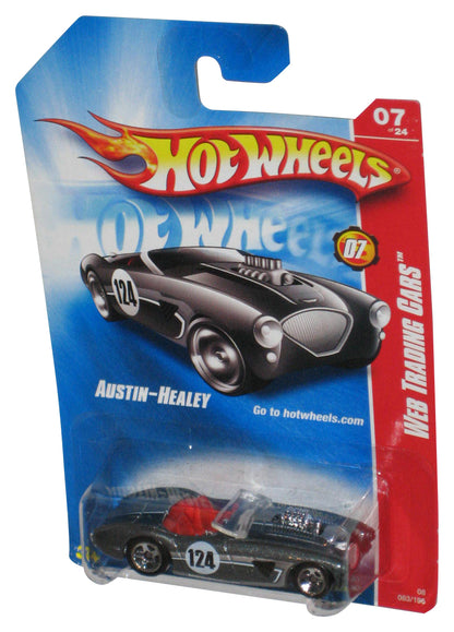Hot Wheels Web Trading Cars (2007) Silver Austin-Healey Car 083/196