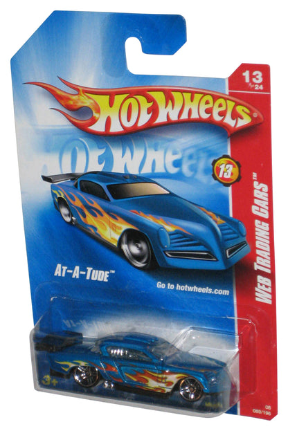 Hot Wheels Web Trading Cars 13/24 (2007) Blue At-A-Tude Car 089/196