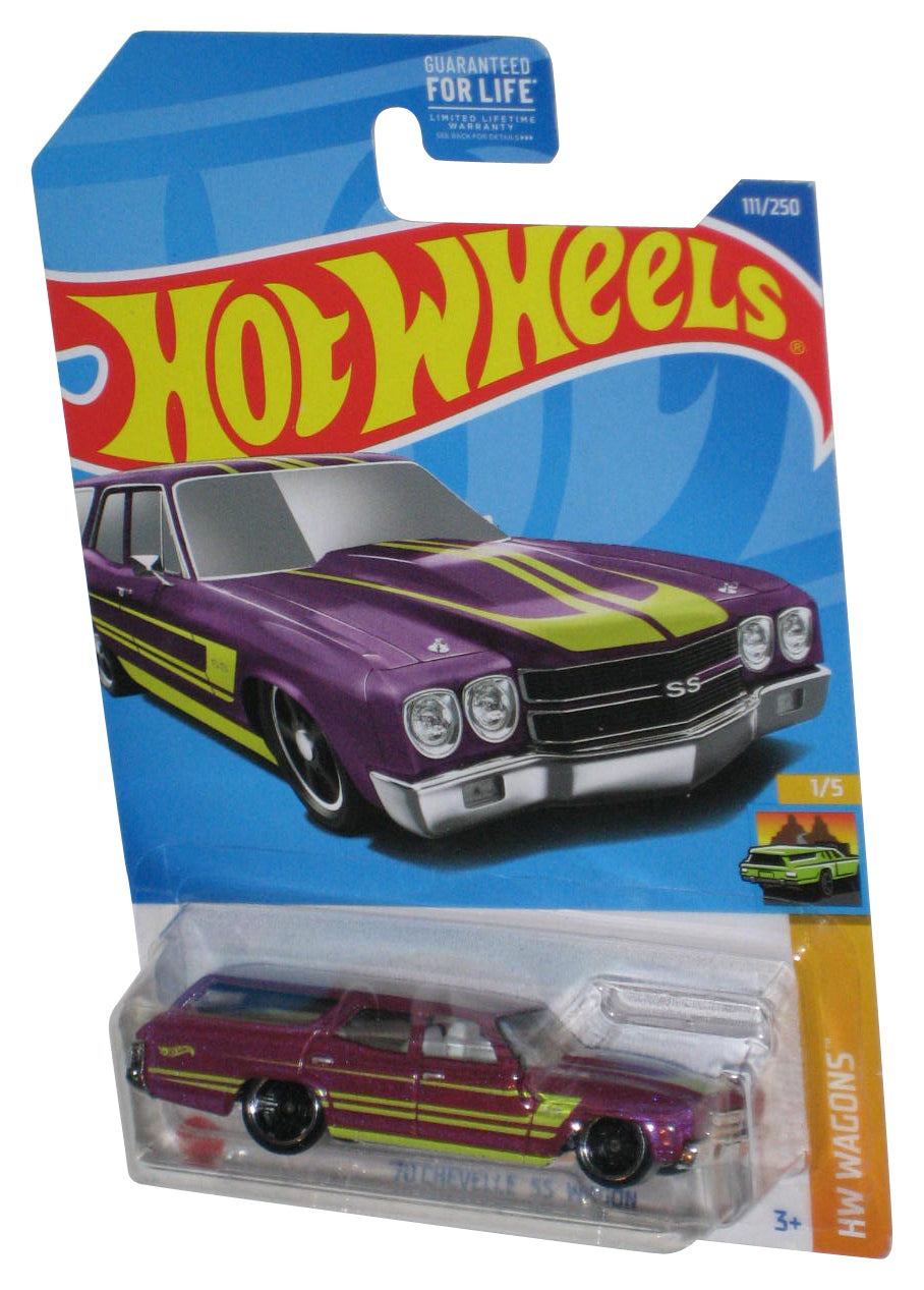 Hot Wheels HW Wagons 1/5 (2021) Purple '70 Chevelle SS Wagon Car 111/250