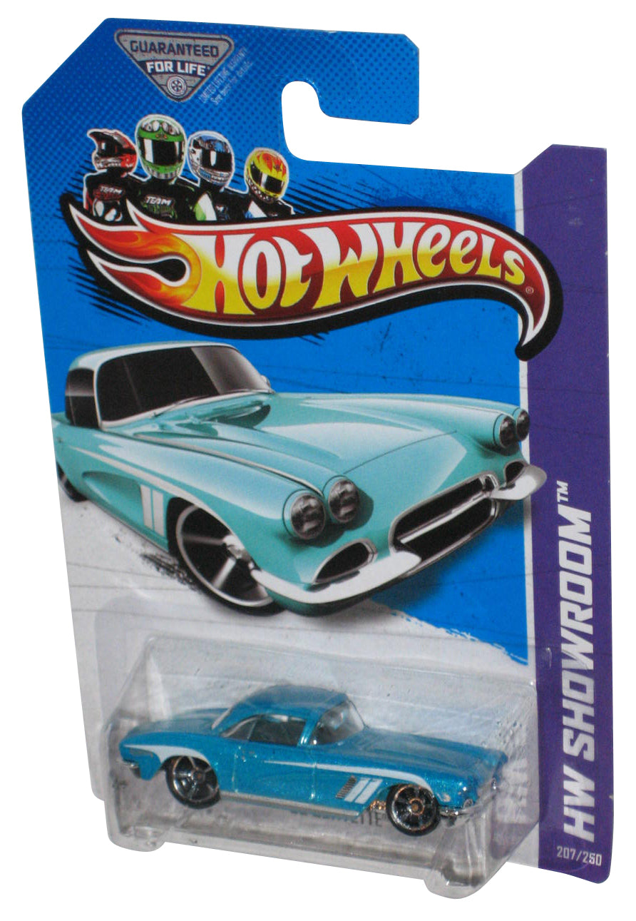 Hot Wheels HW Showroom (2012) Blue '62 Corvette Toy Car 207/250