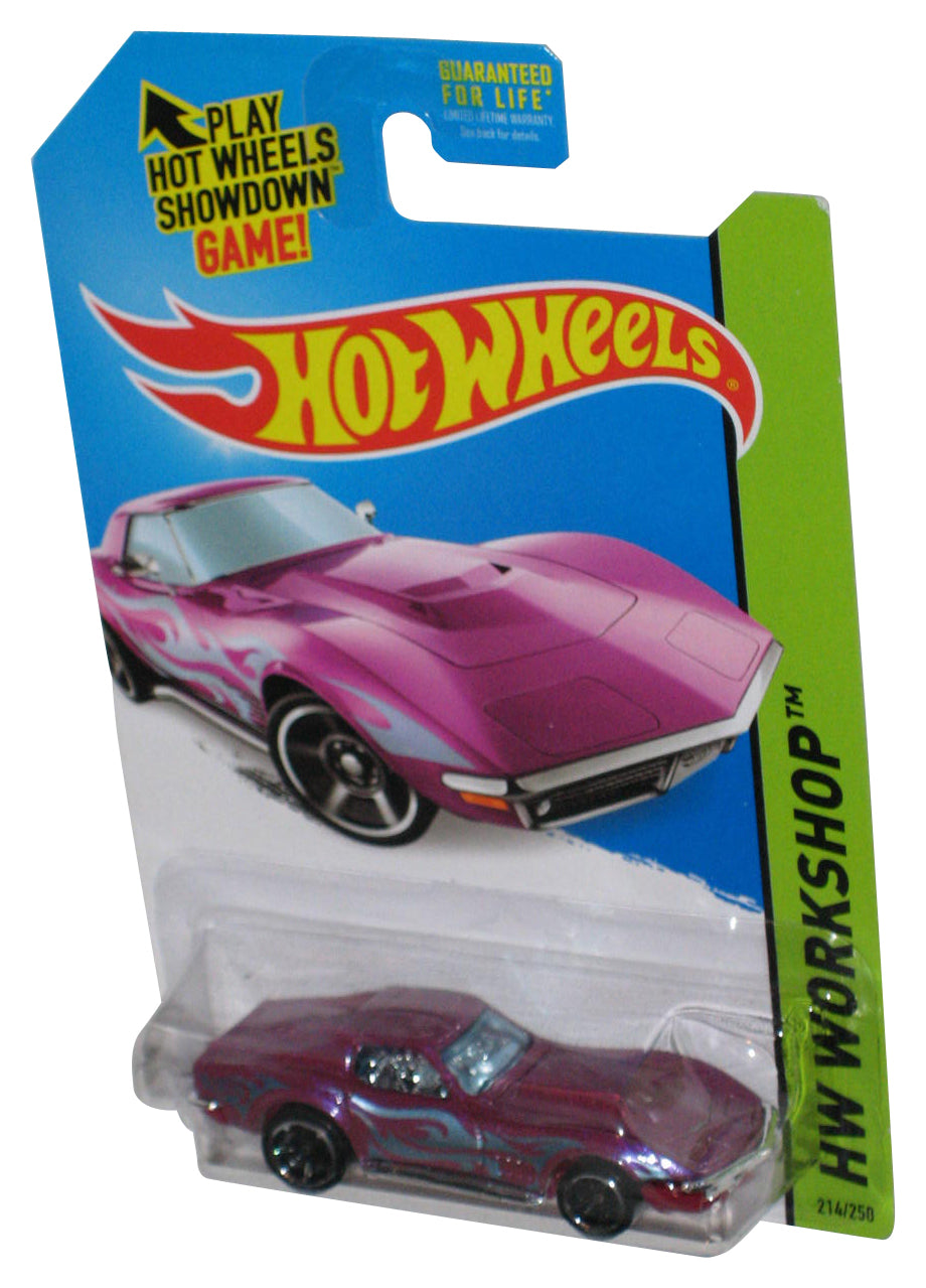 Hot Wheels HW Workshop (2013) Purple '69 Corvette Toy Car 214/250