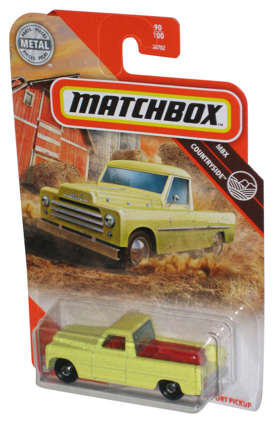 Matchbox MBX Countryside (2020) Yellow 1956 Powell Sport Pickup Toy Truck 90/100