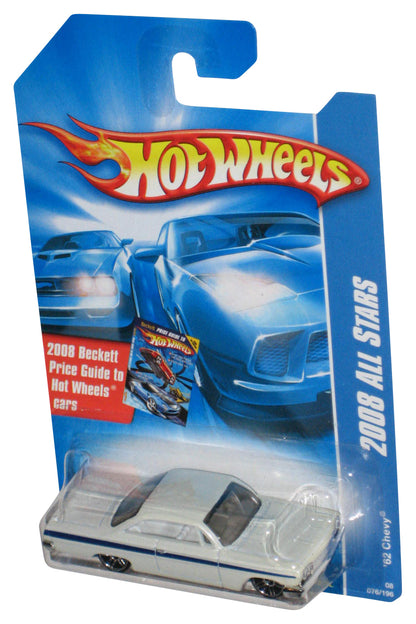 Hot Wheels 2008 All Stars (2007) White '62 Chevy Toy Car 076/196