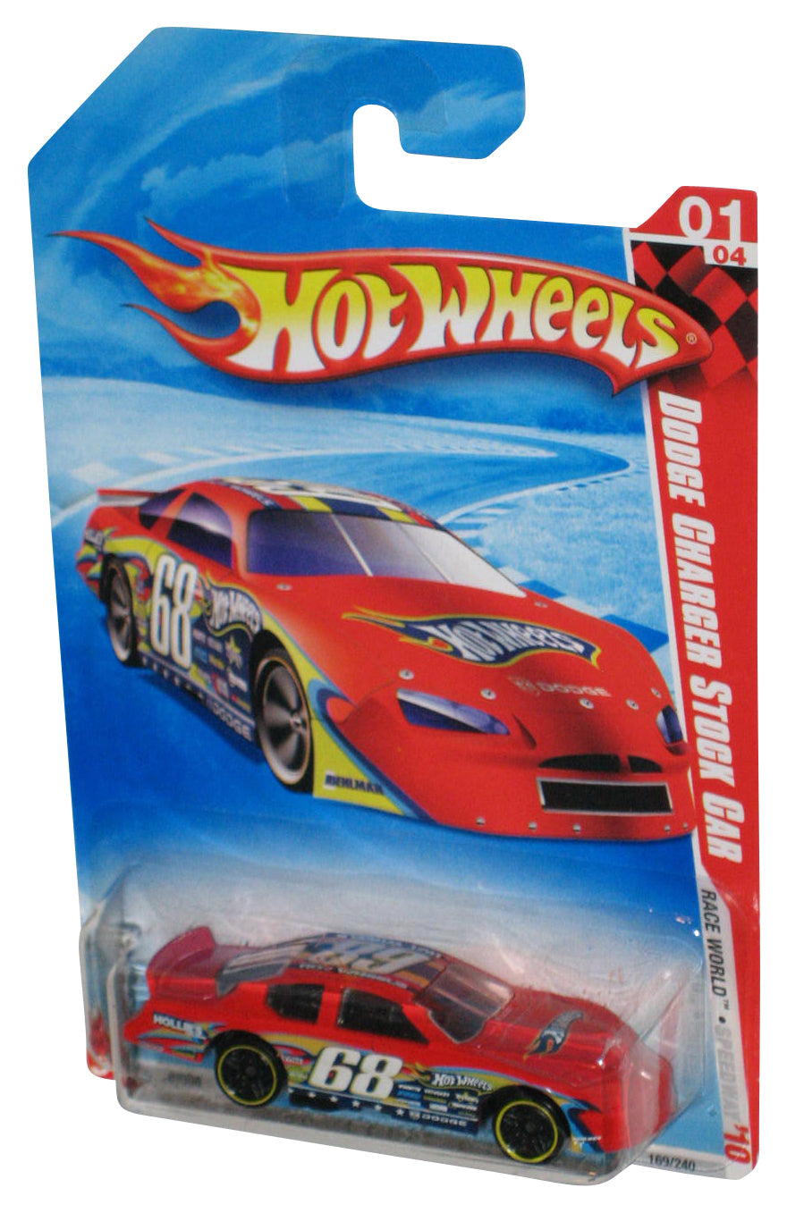 Hot Wheels Race World '10 Red Dodge Charger Stock Car 169/240