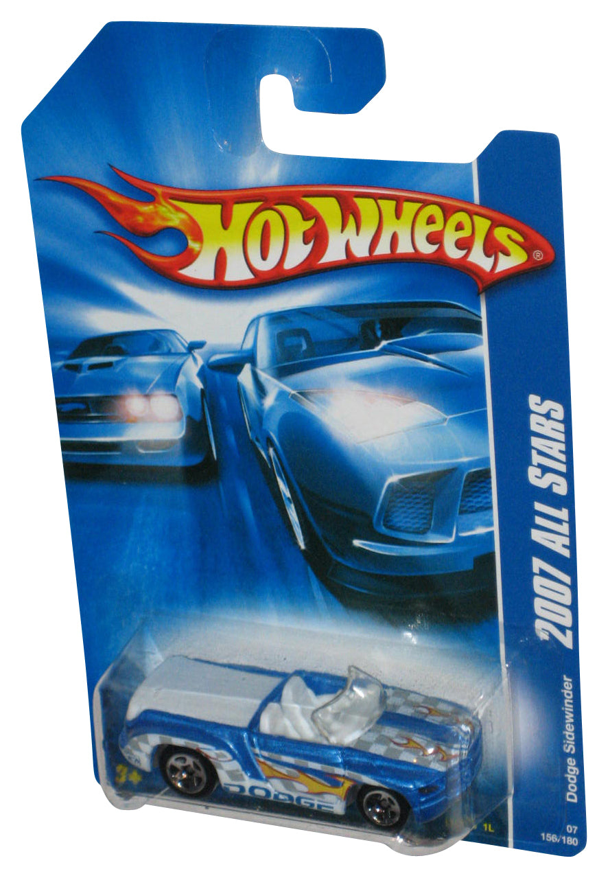 Hot Wheels 2007 All Stars Blue Dodge Sidewinder Toy Car 156/180