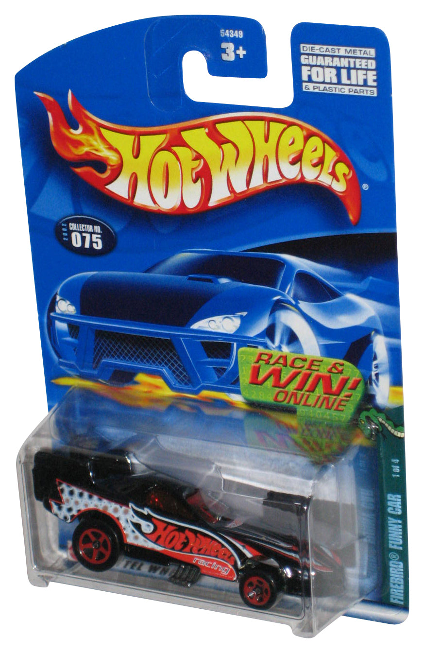 Hot Wheels Firebird Funny Car (2002) Black Die-Cast Toy #075