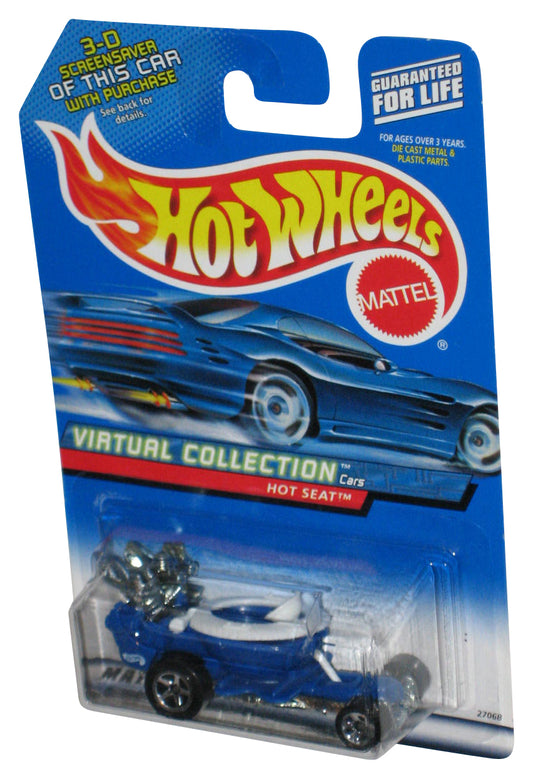 Hot Wheels Virtual Collection (1999) Blue Hot Seat Toy Car #101