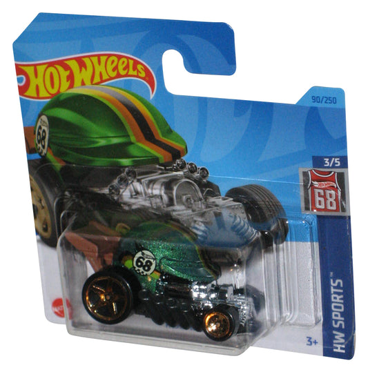 Hot Wheels HW Sports 3/5 (2021) Green Head Hasket Toy Car 90/250 - (Short Card)