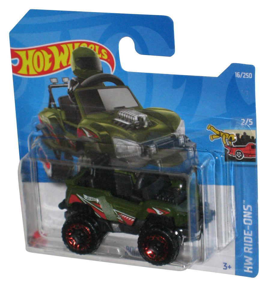 Hot Wheels HW Ride-Ons 2/5 (2021) Green Bogzilla Tiger Shark Car 16/250 - (Short Card)